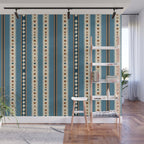 Vintage Woven Stripe - Cozy Heirloom Wall Mural Gallery Image 1