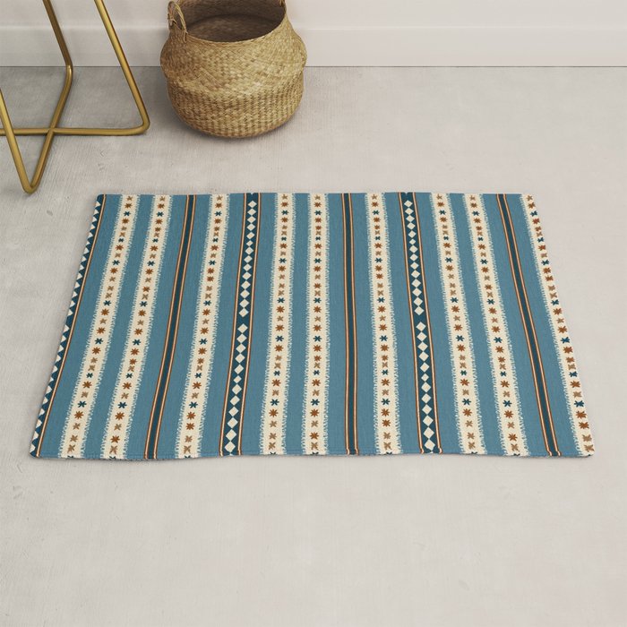 Vintage Woven Stripe - Cozy Heirloom Rug Gallery Image 1