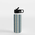Vintage Woven Stripe - Cozy Heirloom Water Bottle Gallery Image 1