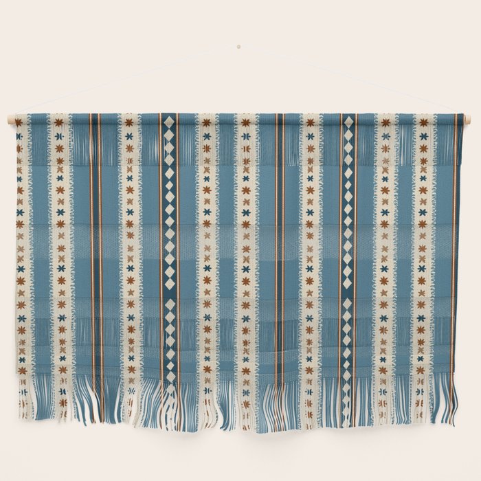 Vintage Woven Stripe - Cozy Heirloom Wall Hanging Gallery Image 1
