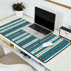 Vintage Woven Stripe - Cozy Heirloom Desk Mat Gallery Image 2