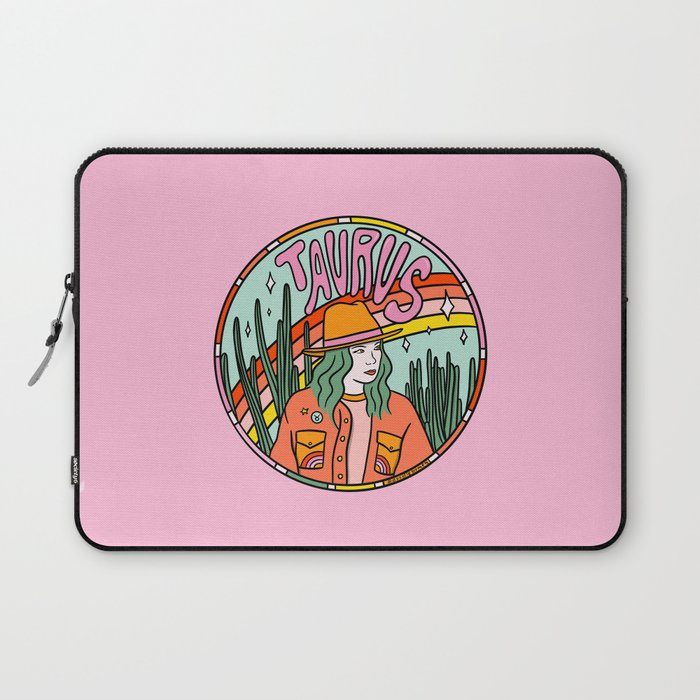 Taurus Cowgirl Laptop Sleeve Gallery Image 1