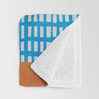 Colorful Patchwork Design Artwork Throw Blanket Gallery Image 3