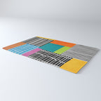 Colorful Patchwork Design Artwork Rug Gallery Image 3