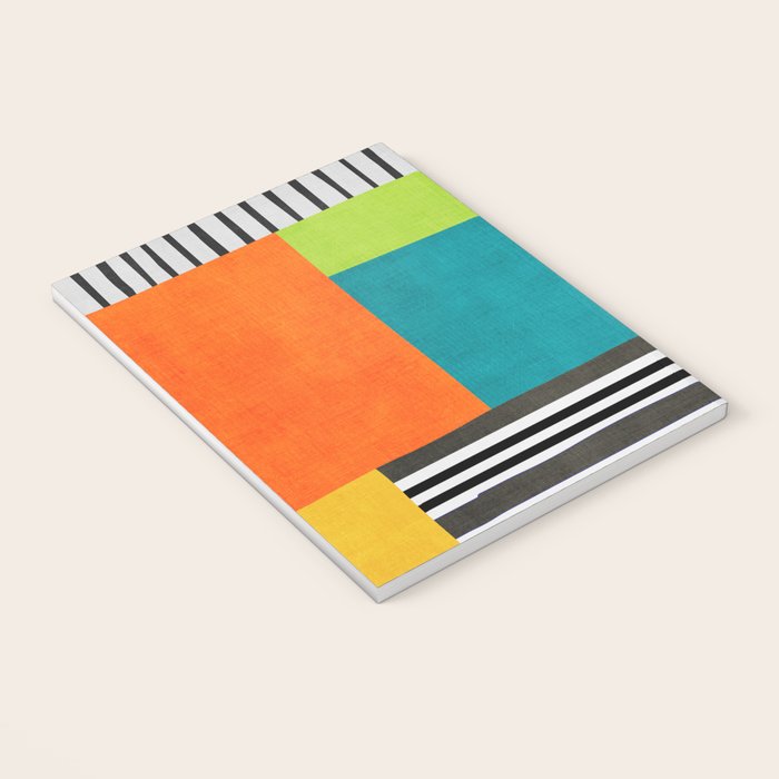Colorful Patchwork Design Artwork Notebook Gallery Image 3