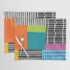 Colorful Patchwork Design Artwork Placemat Gallery Image 1