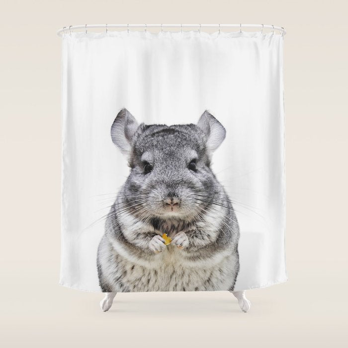 Chinchilla Shower Curtain Gallery Image 1