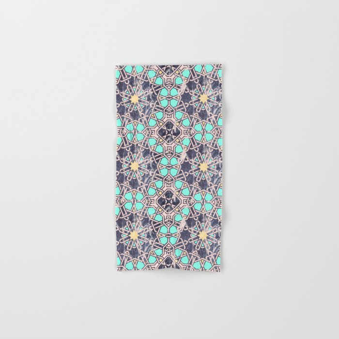 Mosaic moroccan tile B Bath Towel Gallery Image 1
