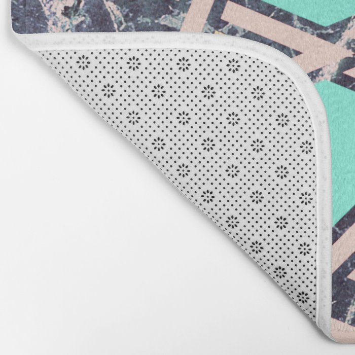 Mosaic moroccan tile B Bath Mat Gallery Image 2