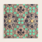 Mosaic moroccan tile B Wood Wall Art Gallery Image 1