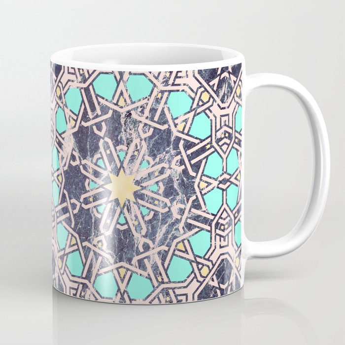 Mosaic moroccan tile B Coffee Mug Gallery Image 1