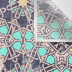 Mosaic moroccan tile B Wall Tapestry Gallery Image 3