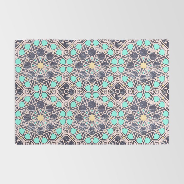Mosaic moroccan tile B Rug Gallery Image 2