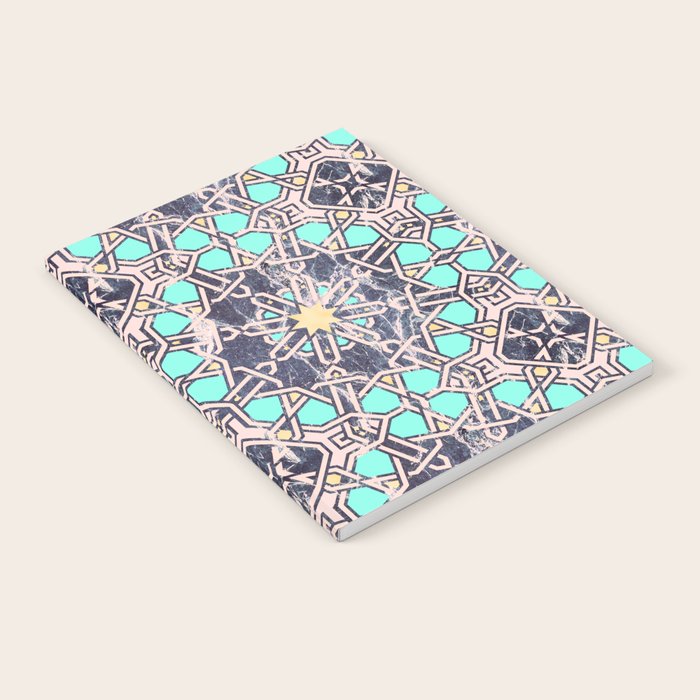 Mosaic moroccan tile B Notebook Gallery Image 2