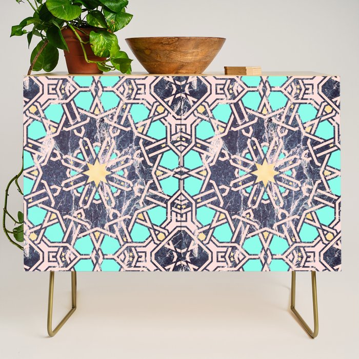 Mosaic moroccan tile B Credenza Gallery Image 1