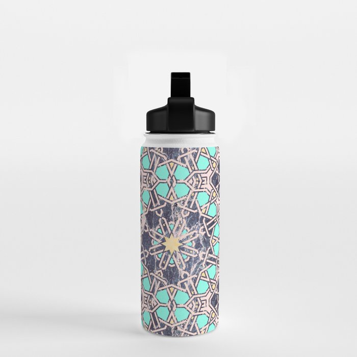 Mosaic moroccan tile B Water Bottle Gallery Image 2