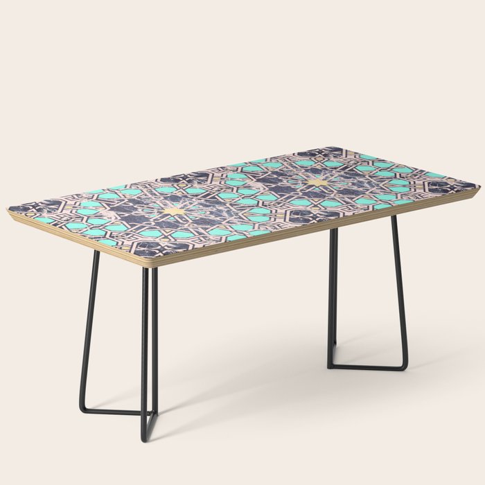 Mosaic moroccan tile B Coffee Table Gallery Image 1