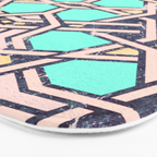 Mosaic moroccan tile B Bath Mat Gallery Image 3
