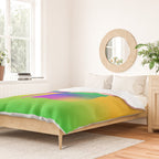 Tuscan  Landscape - Ombre Colors Minimalist Modern Abstract Iluustration  Duvet Cover Gallery Image 2
