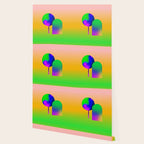 Tuscan  Landscape - Ombre Colors Minimalist Modern Abstract Iluustration  Wallpaper Gallery Image 2