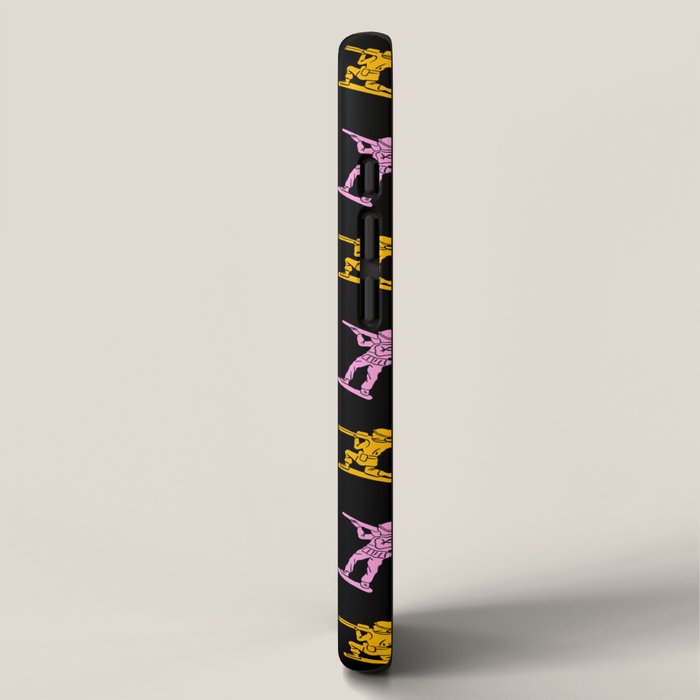 Colorful toy soldier doodle art pattern iPhone Case Gallery Image 2