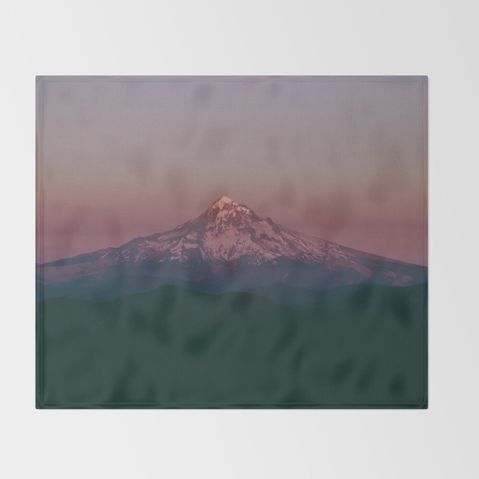 Evenings at Hood Throw Blanket Gallery Image 2