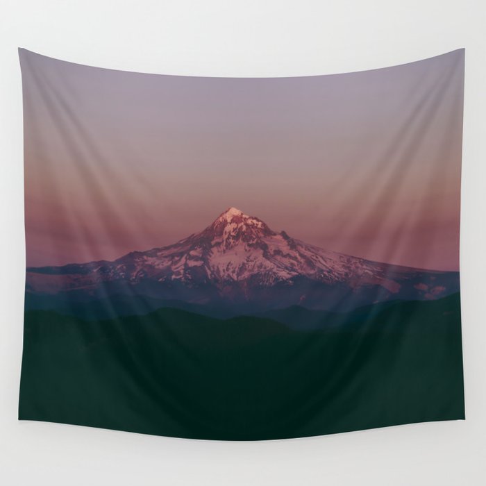 Evenings at Hood Wall Tapestry Gallery Image 1