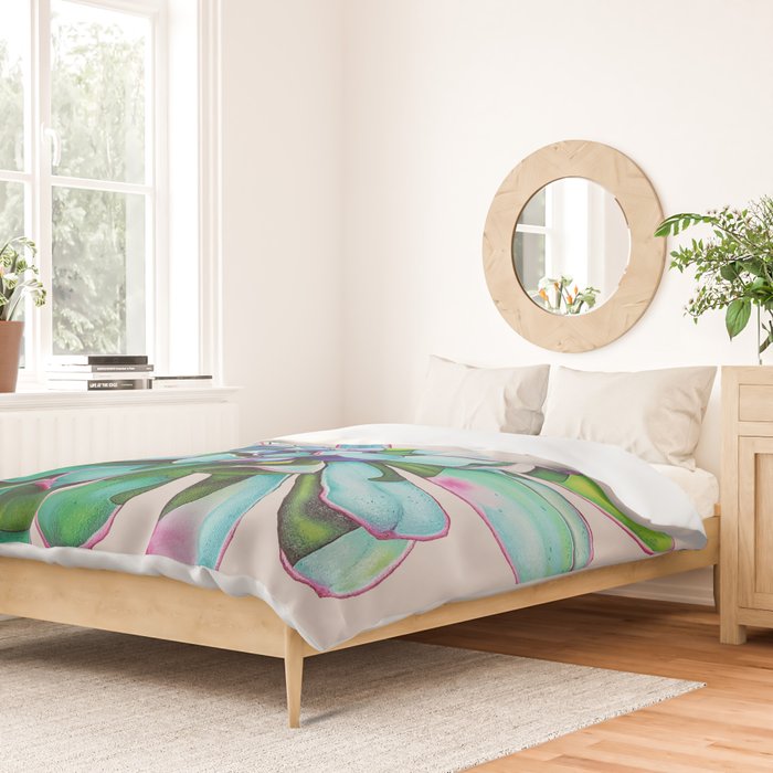 Whispers of the Desert and Cacti Dreams Duvet Cover Gallery Image 2