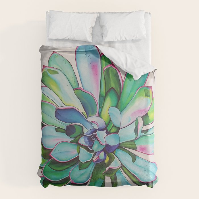 Whispers of the Desert and Cacti Dreams Duvet Cover Gallery Image 1