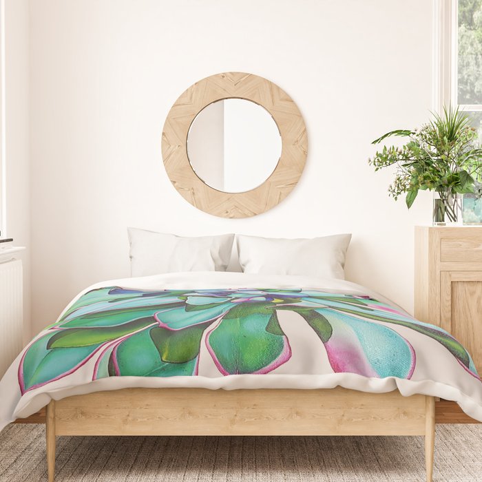 Whispers of the Desert and Cacti Dreams Duvet Cover Gallery Image 3