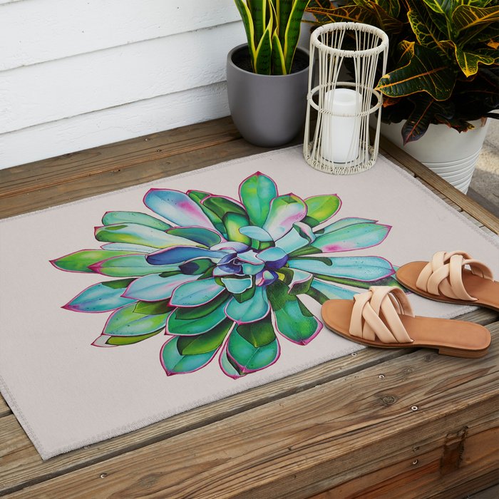 Whispers of the Desert and Cacti Dreams Outdoor Rug Gallery Image 2