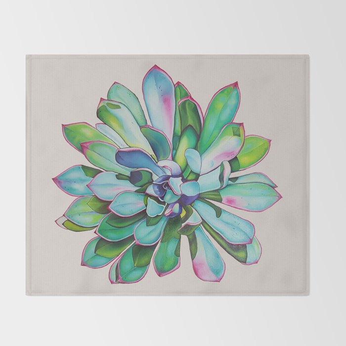 Whispers of the Desert and Cacti Dreams Throw Blanket Gallery Image 2