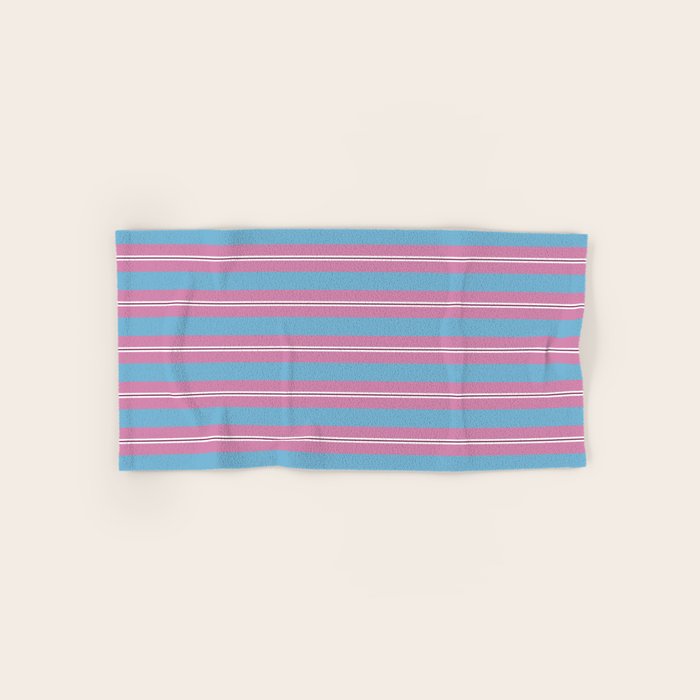 Bubblegum Stripes Bath Towel Gallery Image 1