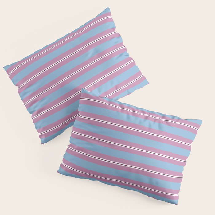 Bubblegum Stripes Pillow Sham Gallery Image 3