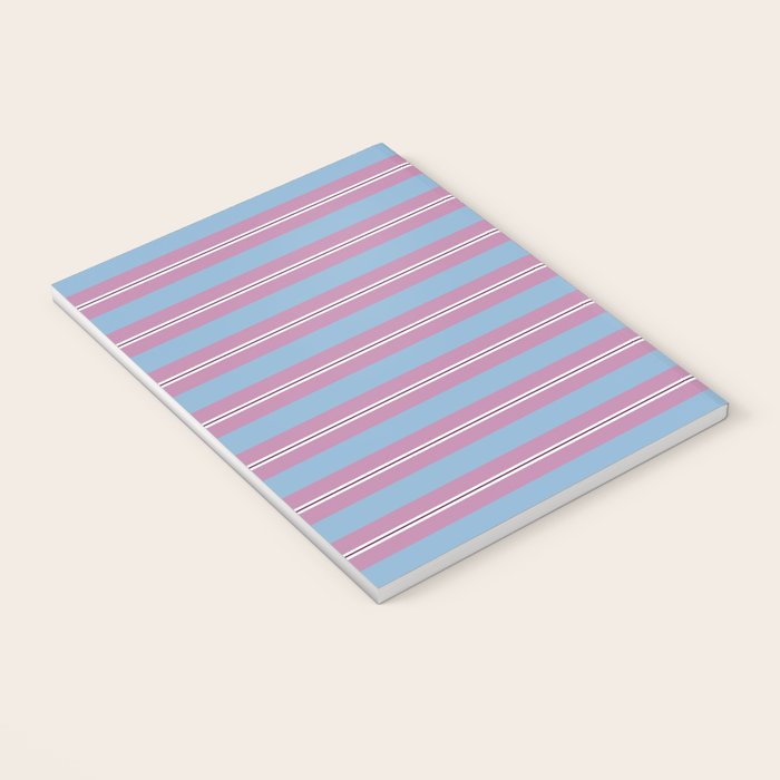 Bubblegum Stripes Notebook Gallery Image 3