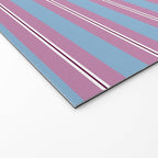 Bubblegum Stripes Welcome Mat Gallery Image 2