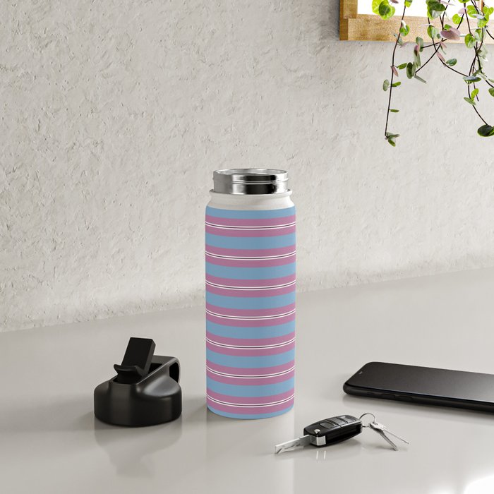 Bubblegum Stripes Water Bottle Gallery Image 4