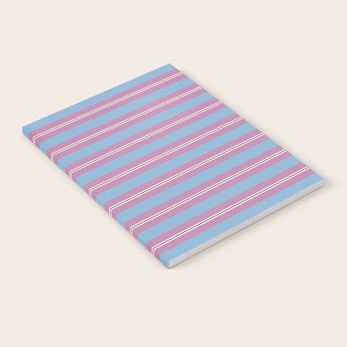Bubblegum Stripes Notebook Gallery Image 2
