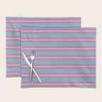 Bubblegum Stripes Placemat Gallery Image 1