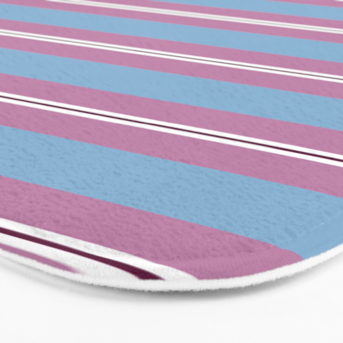 Bubblegum Stripes Bath Mat Gallery Image 3