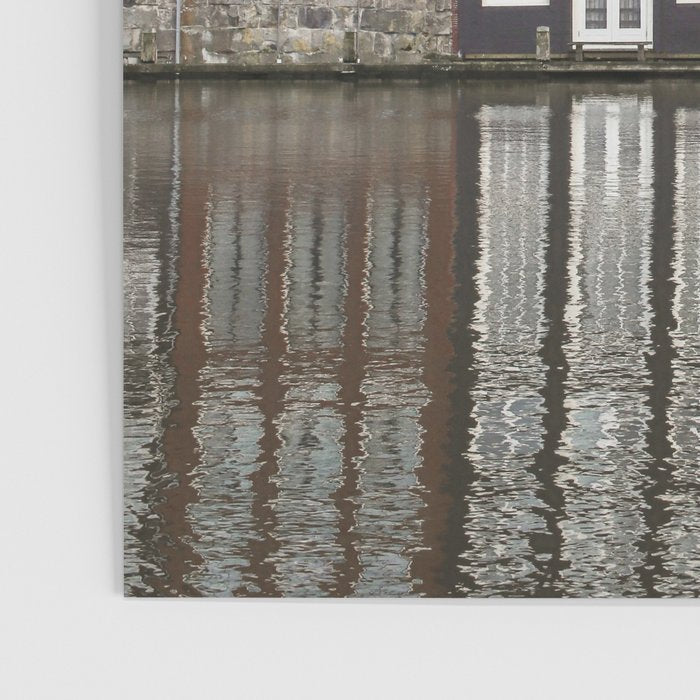 Buildings In Amsterdam City Picture | Dutch Canals Colorful Architecture Art Print | Europe Travel Photography Poster Gallery Image 3