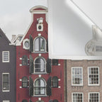 Buildings In Amsterdam City Picture | Dutch Canals Colorful Architecture Art Print | Europe Travel Photography Wall Tapestry Gallery Image 3