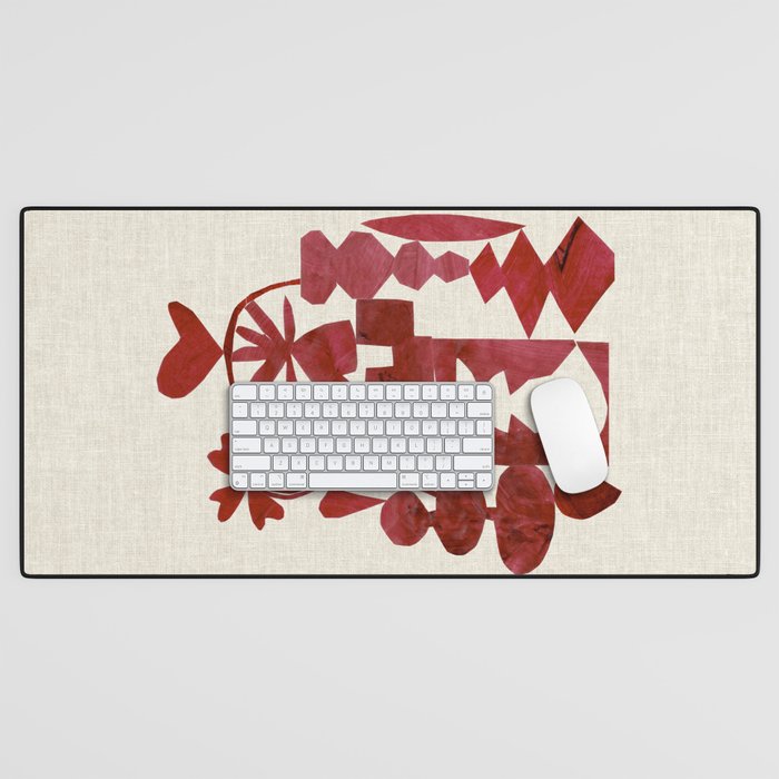 Crimson Diamond Desk Mat Gallery Image 1