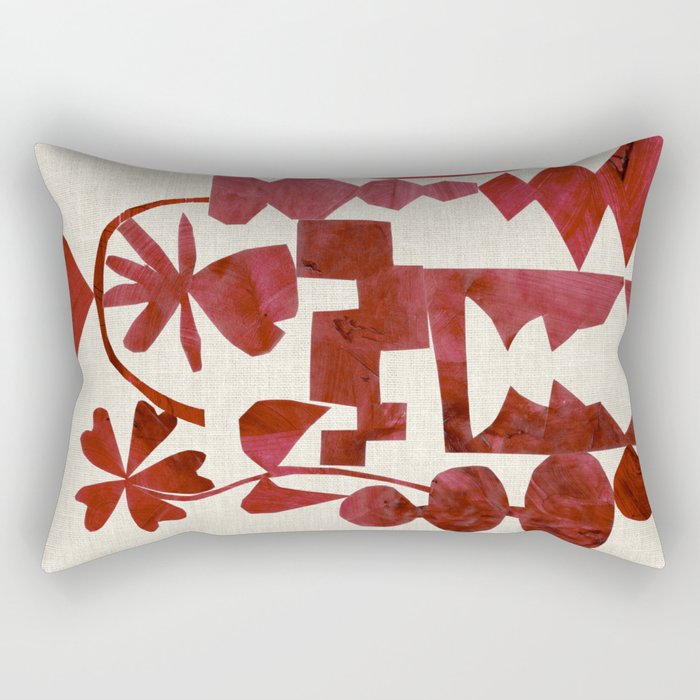 Crimson Diamond Rectangular Pillow Gallery Image 1