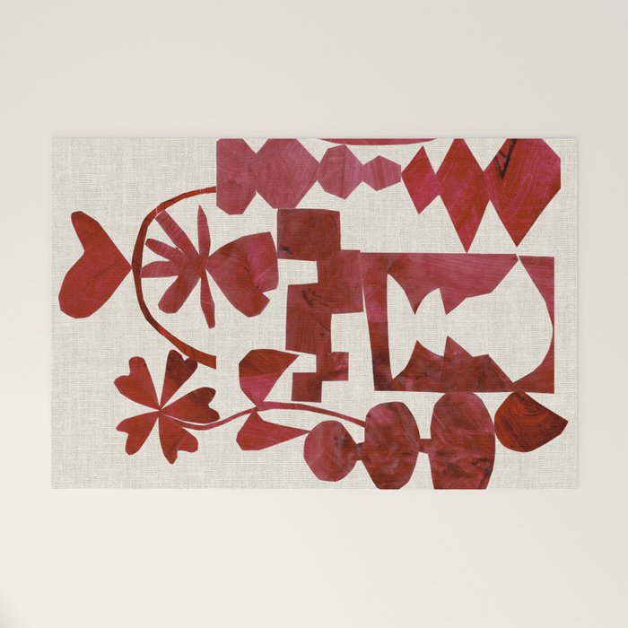 Crimson Diamond Welcome Mat Gallery Image 1