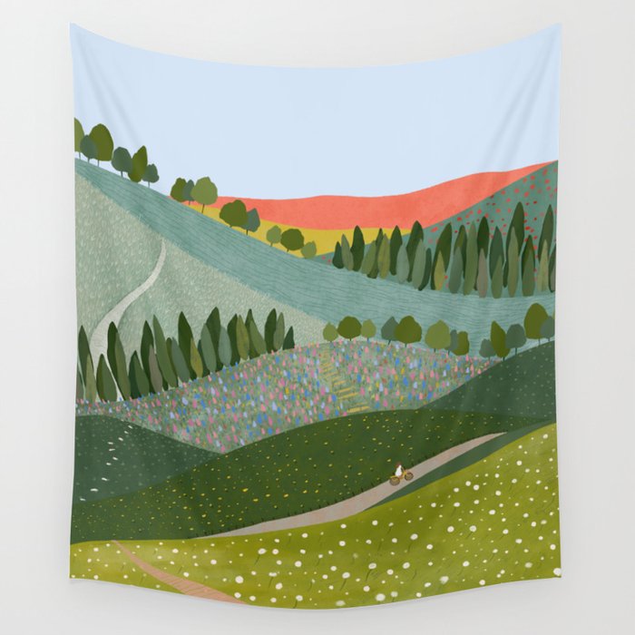 Enjoy the ride Wall Tapestry Gallery Image 1