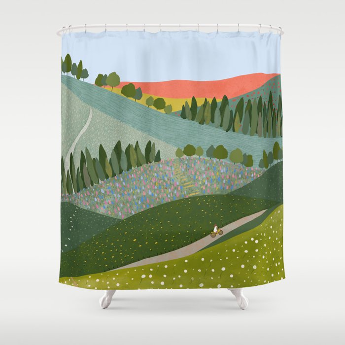 Enjoy the ride Shower Curtain Gallery Image 1