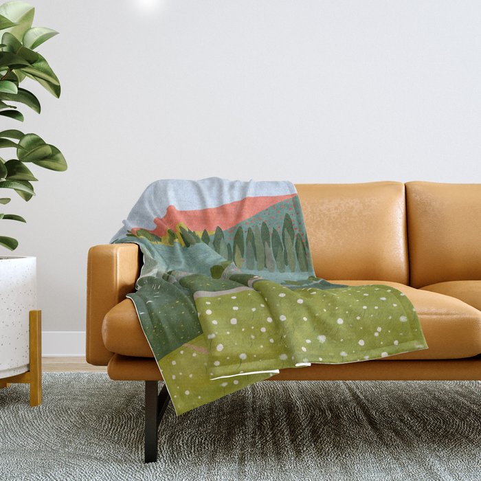 Enjoy the ride Throw Blanket Gallery Image 1