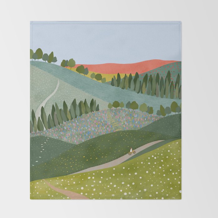 Enjoy the ride Throw Blanket Gallery Image 2