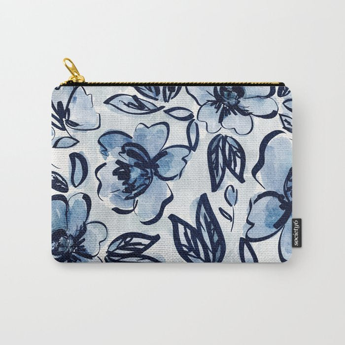 Southern Bell Florals Carry All Pouch Gallery Image 1